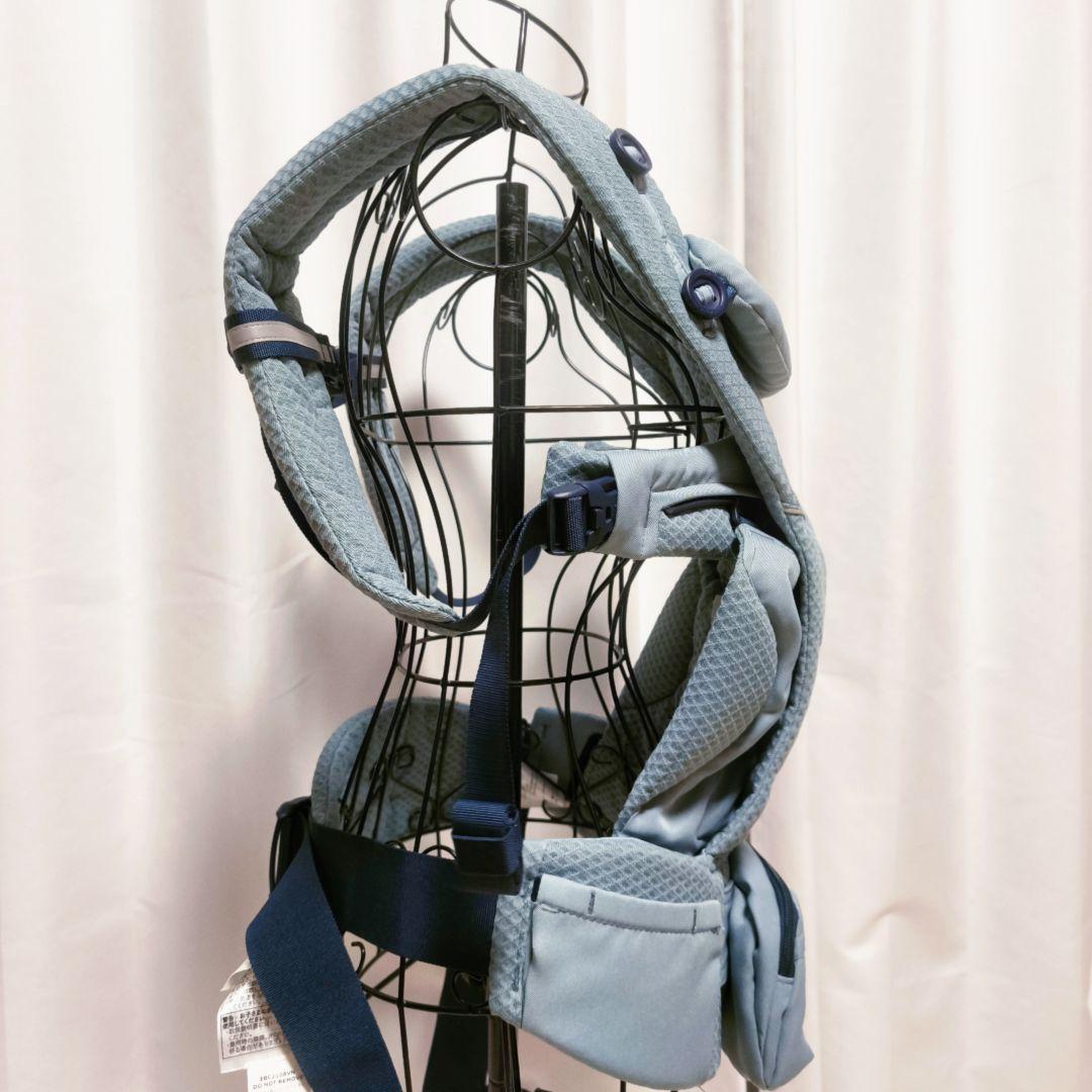 美品　人気カラー　エルゴベビー　抱っこ紐　 オムニブリーズ　ストレートブルー