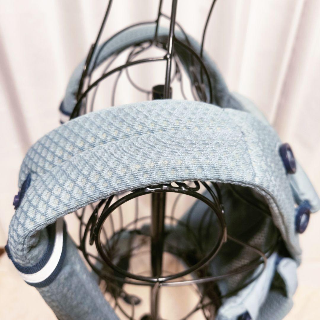 美品　人気カラー　エルゴベビー　抱っこ紐　 オムニブリーズ　ストレートブルー