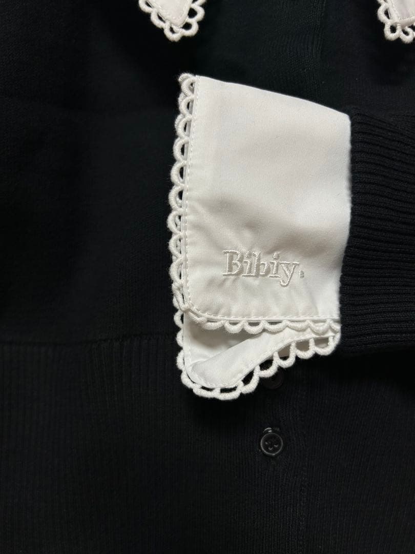 Bibiy. PATTY PILGRIM TOP 黒　ブラック　black