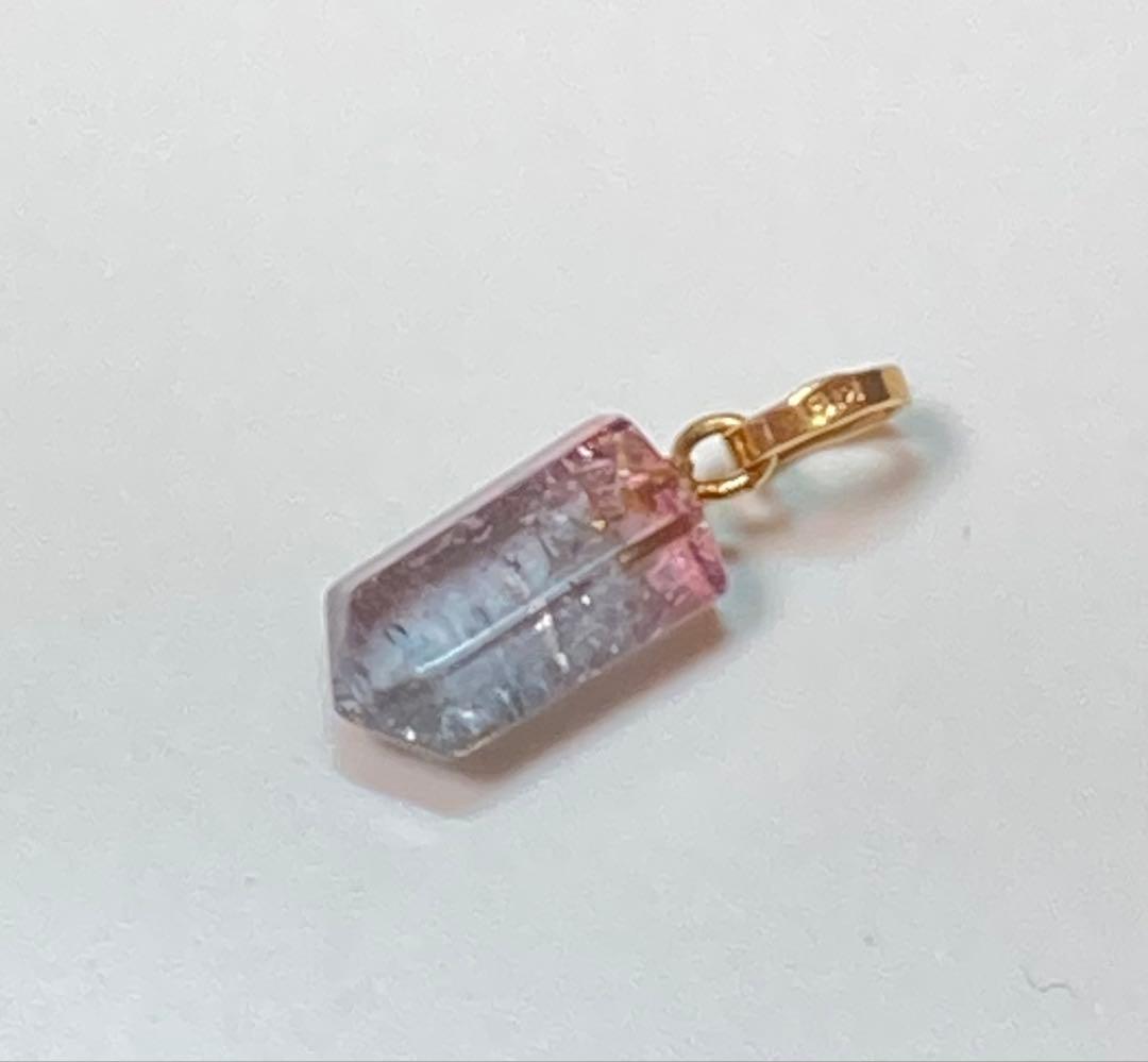 極美品 未使用 ベラクルスアメジスト 原石 K18ペンダントトップ