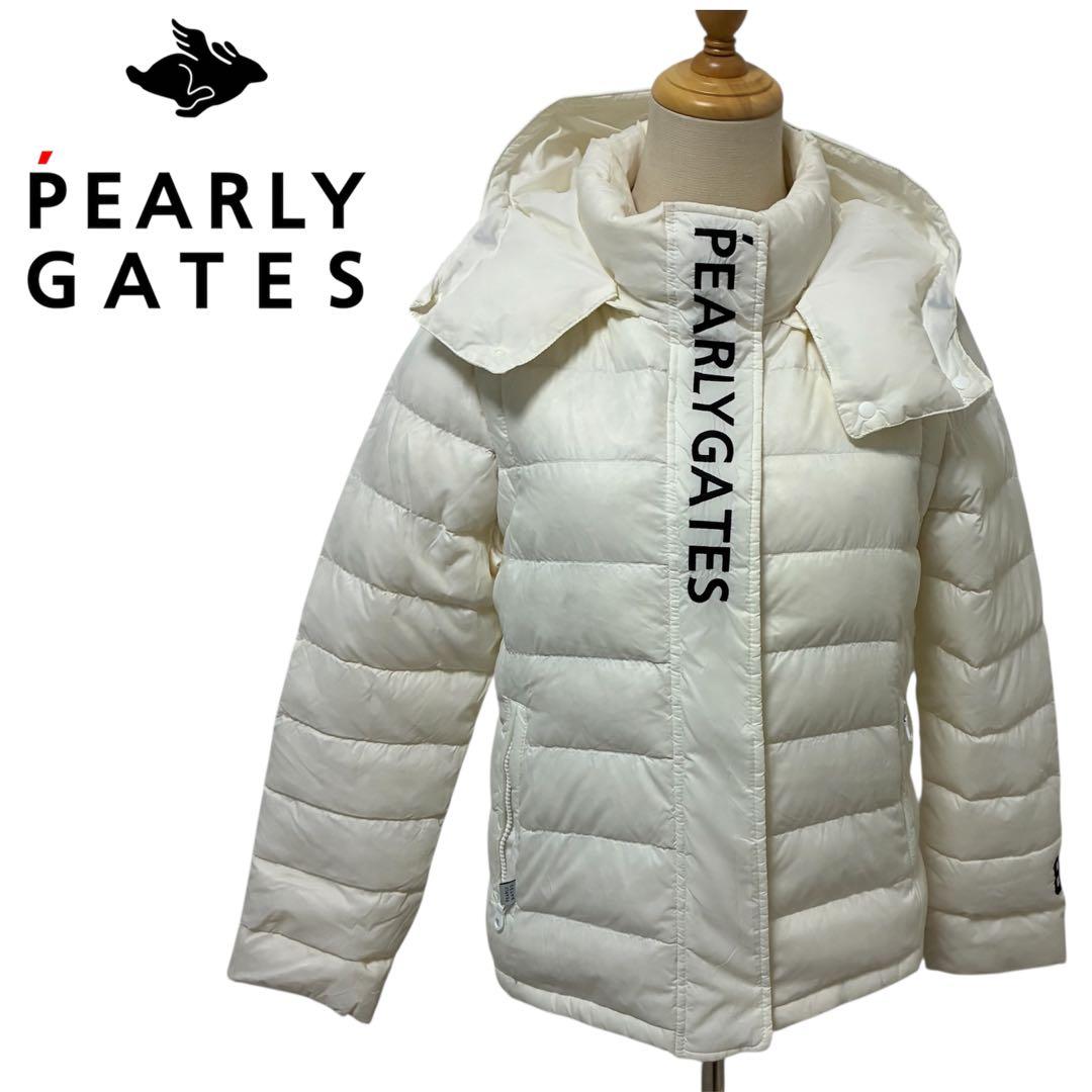 PEARLY GATES レディースジャケット ホワイト　ダウン　2way 白