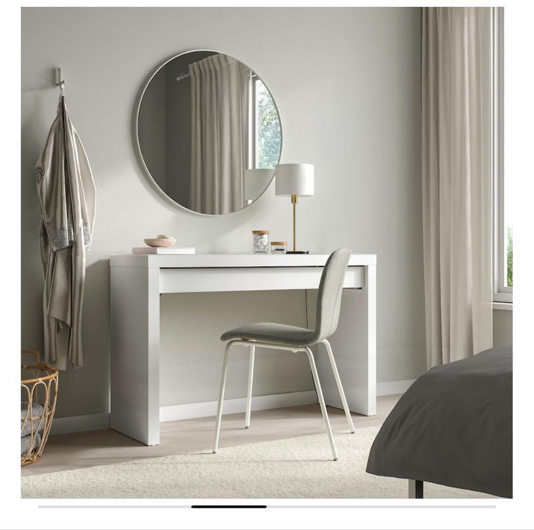 【美品】IKEA イケア マルム MALM ドレッサー 鏡台