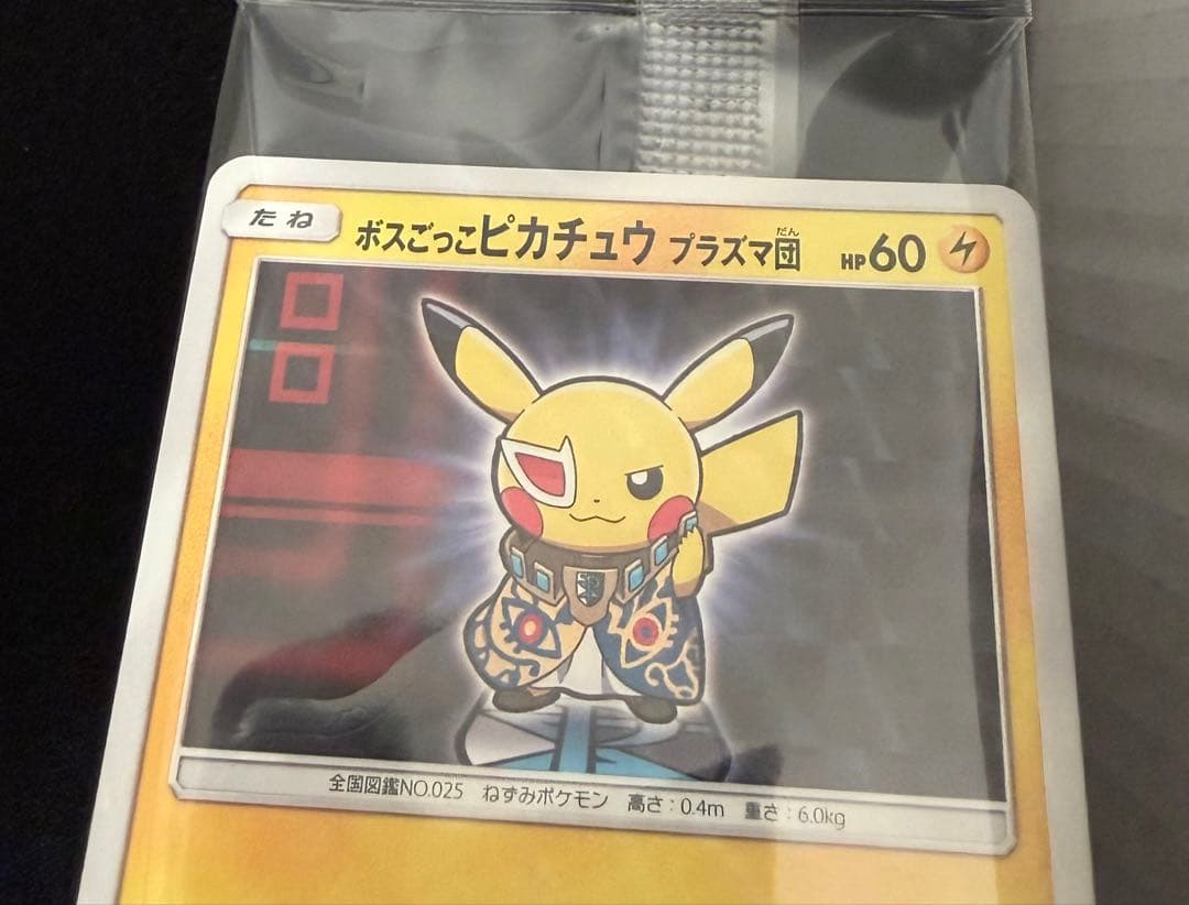 ボスごっこピカチュウプラズマ団