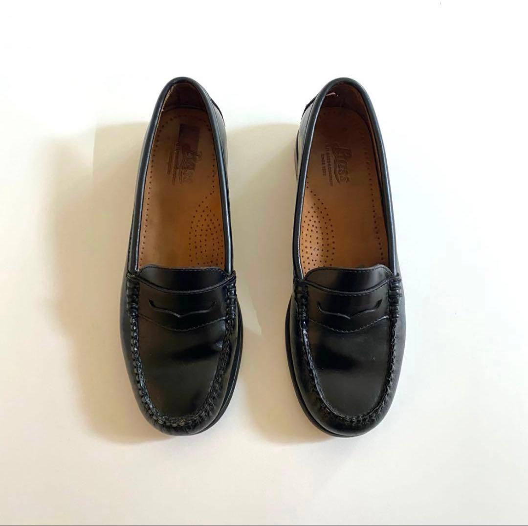 G.H.BASS ローファー US6ブラック 23.5