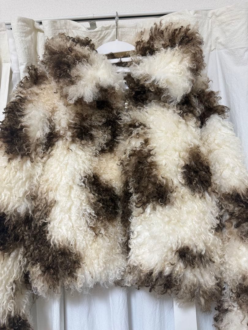 SNIDEL ファーショートコートミックス