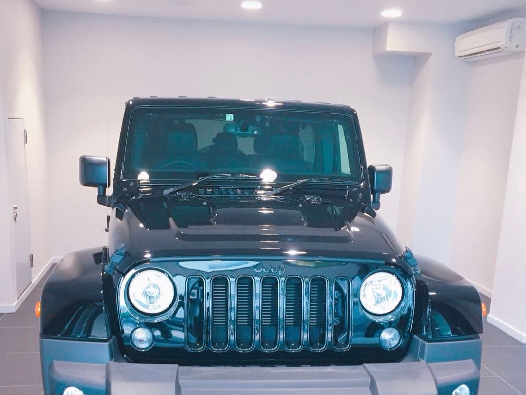 jkラングラーJeep 純正フロントグリル☆ブラック