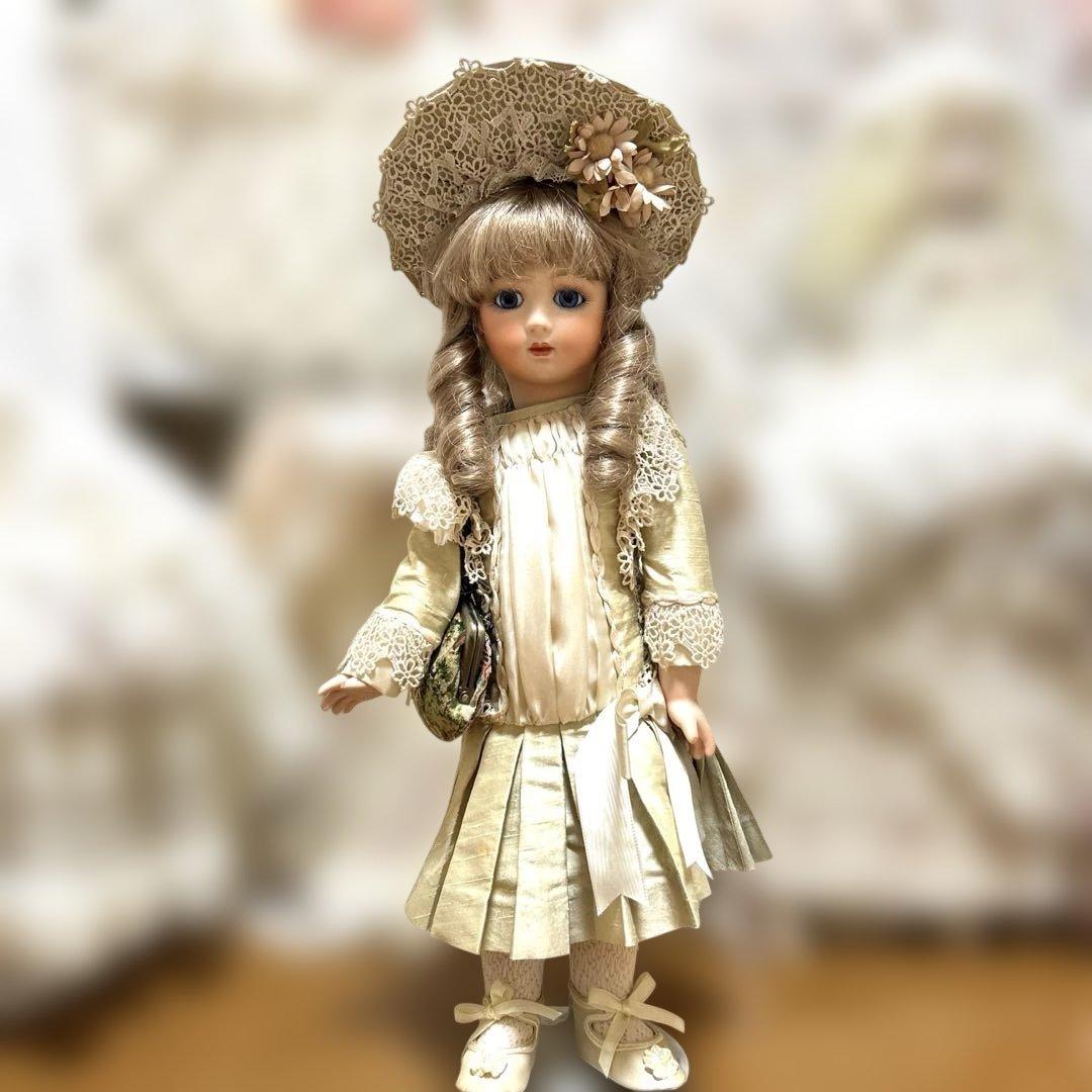 アンティーク　ヴィンテージ　ビスクドール