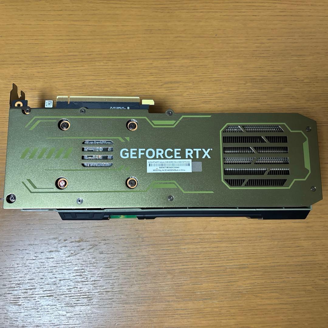 【ジャンク品】RTX4070ti搭載 グラフィックボード