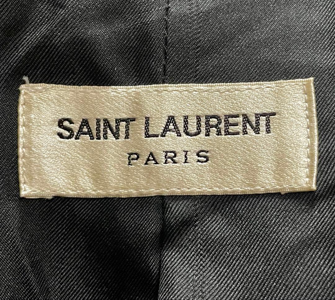 15AW サンローランパリ ベルベット テーラードジャケット 42