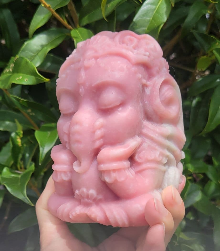 ☆希少品☆最強願望成就効果あり☆ピンクのガネーシャ様の幸福の贈り物☆