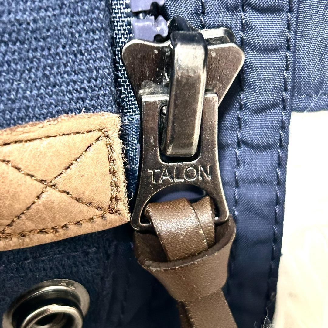 美品　ポロラルフローレン　ダウンベスト　肉厚　ネイビー　L　大きいサイズ　フード