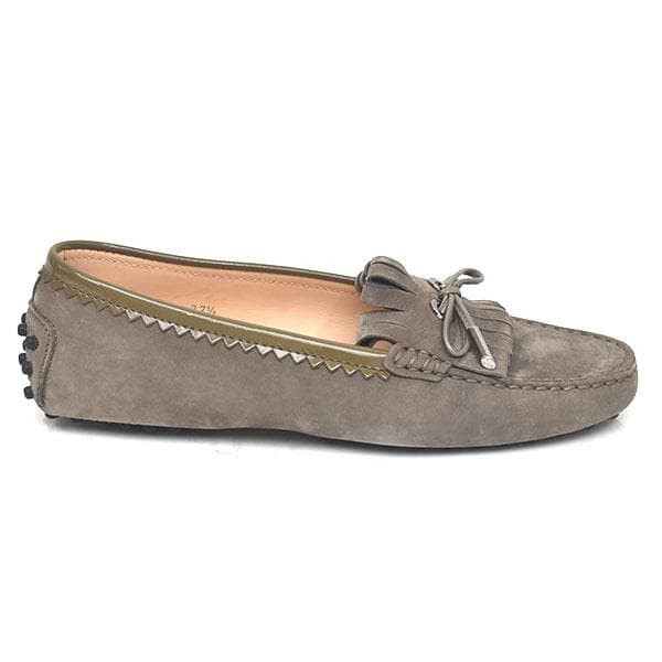 ほぼ新品❤️トッズ リボンフラットシューズ 37.5(約24.5cm)21540→