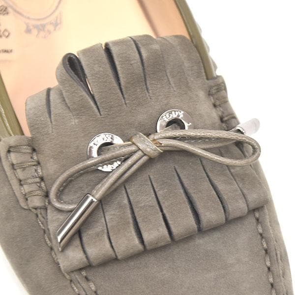 ほぼ新品❤️トッズ リボンフラットシューズ 37.5(約24.5cm)21540→