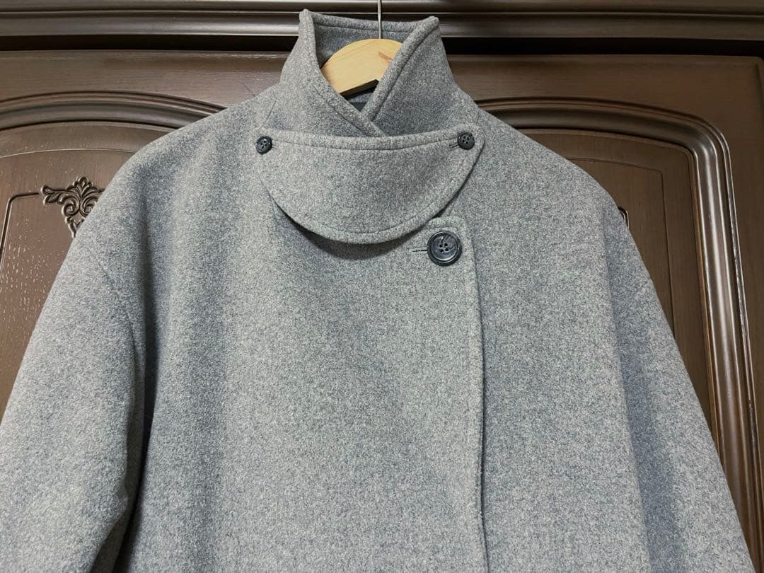 SLOBE IENA ショートPコート グレー