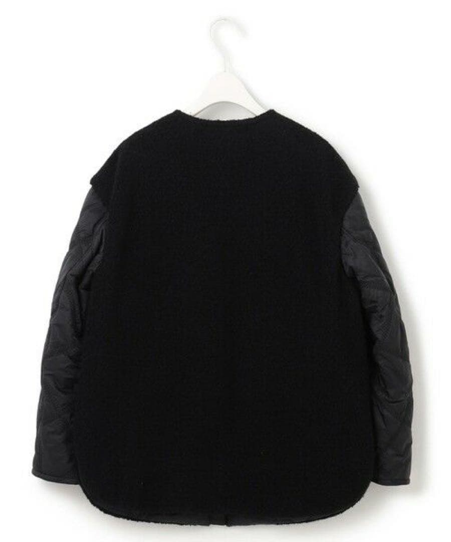 iCB 【リバーシブル着用可能】 ウールパイルキルト ミドル丈コート