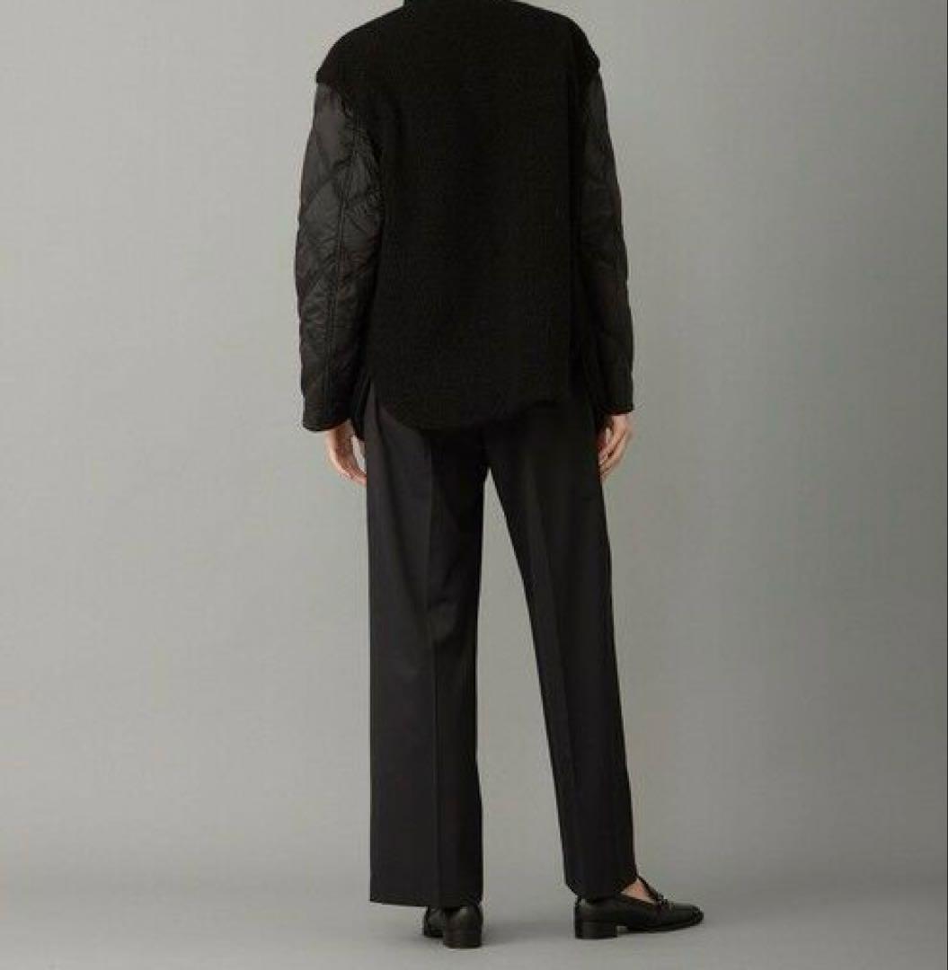 iCB 【リバーシブル着用可能】 ウールパイルキルト ミドル丈コート