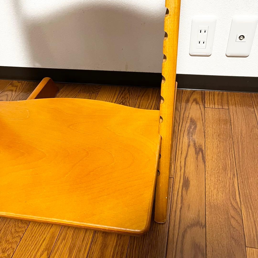 希少STOKKE ストッケ トリップトラップ シリアル3 ナチュラルハイチェア