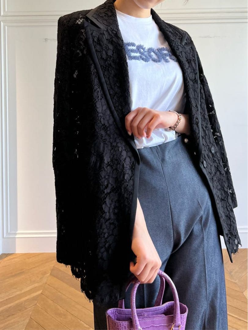 アルアバイル　ルルウィルビー リバーレースダブルジャケット