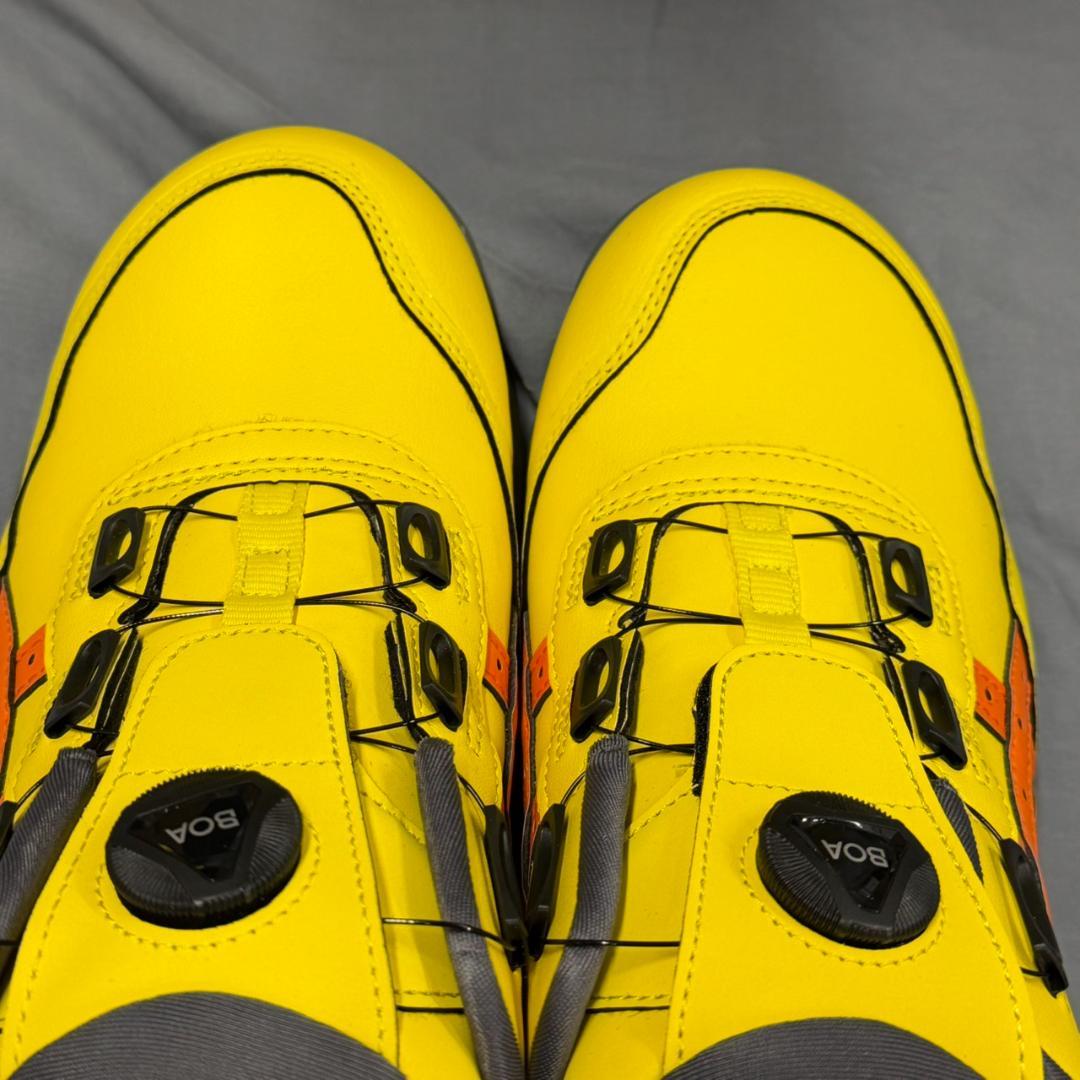 ASICS WINJOB CP306 BOA システム安全靴 イエロー 27cm