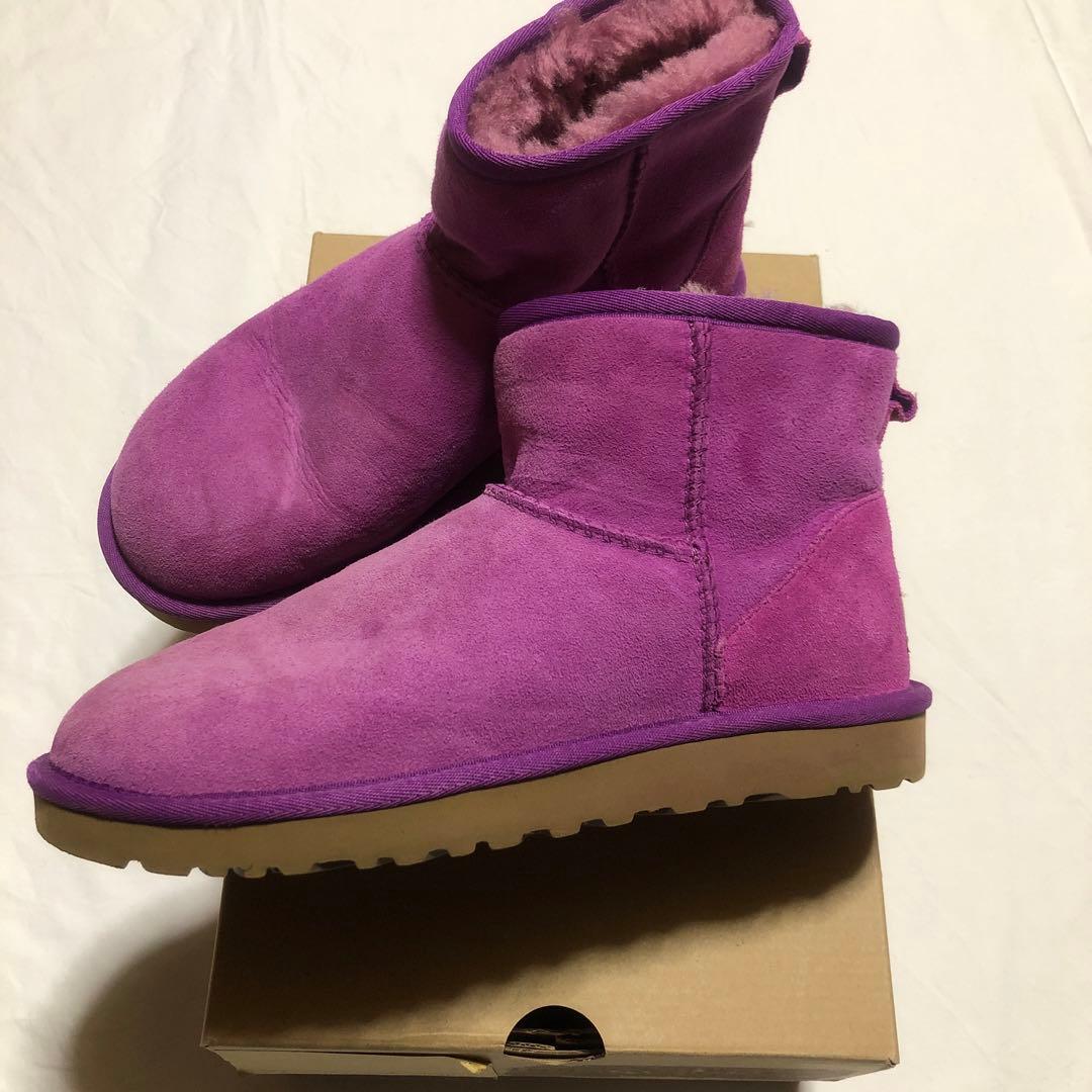 値下げUGG ムートンブーツ パープル