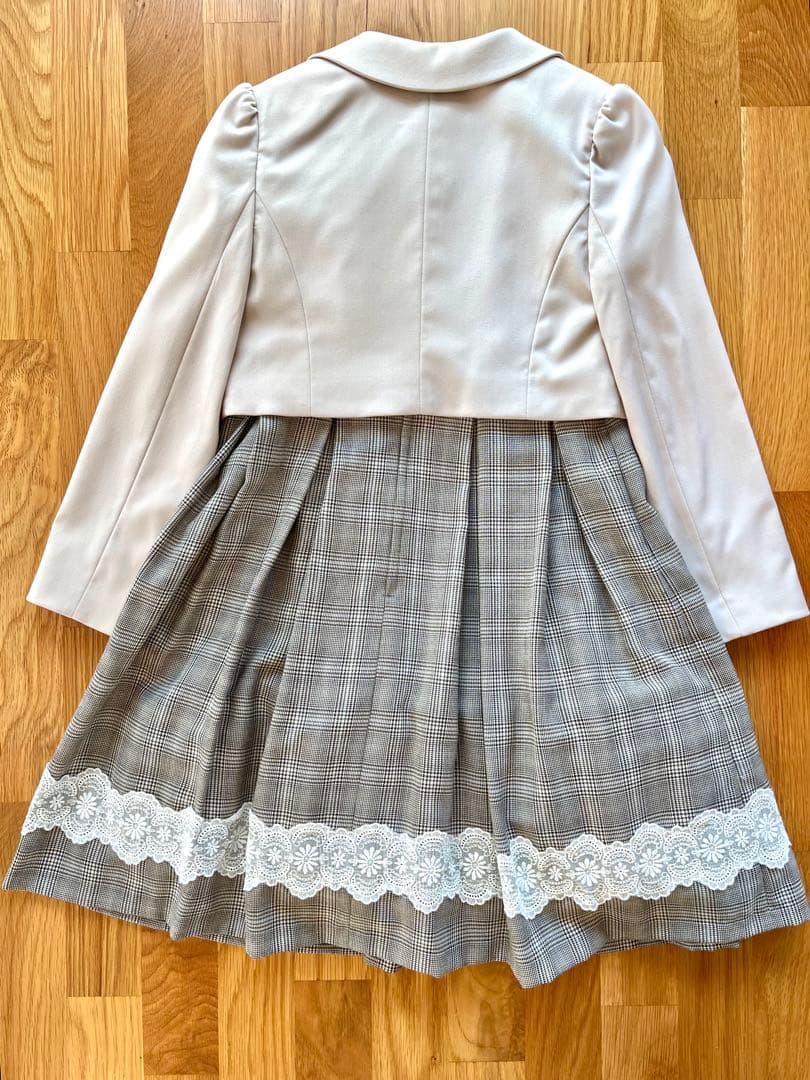 【ショパン】ワンピースアンサンブル　130 フォーマル セレモニー　入学式