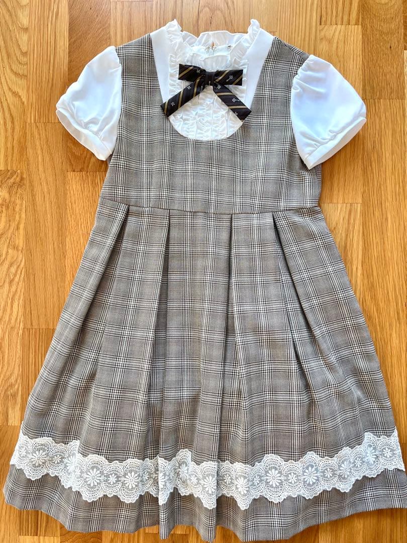 【ショパン】ワンピースアンサンブル　130 フォーマル セレモニー　入学式