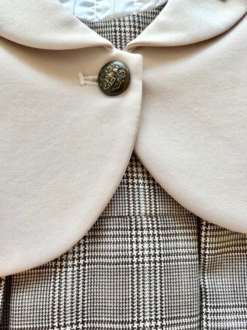 【ショパン】ワンピースアンサンブル　130 フォーマル セレモニー　入学式