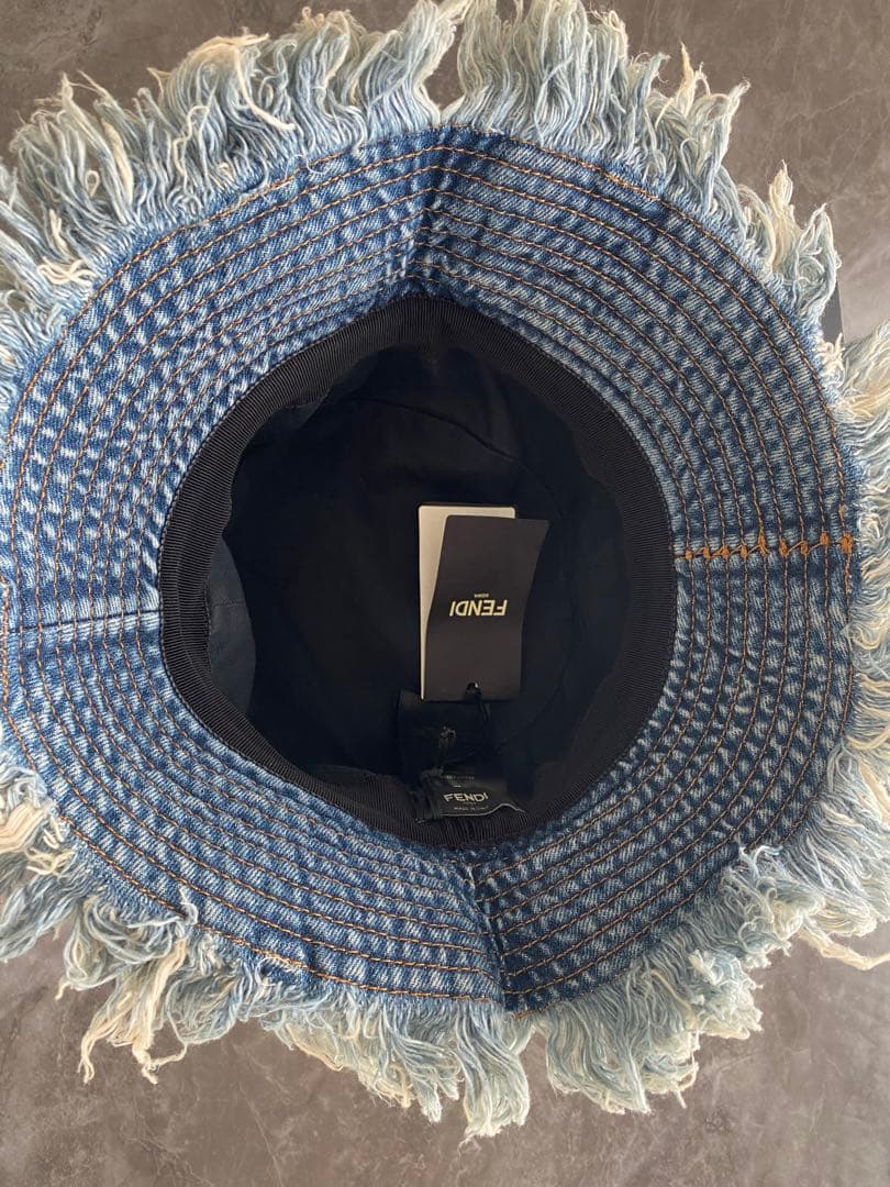 FENDI バケットハット Mサイズ デニム