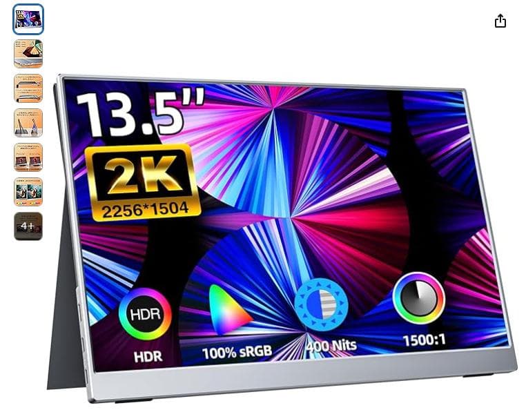 中古箱付モバイルモニター kksmart 13.5インチNK-135