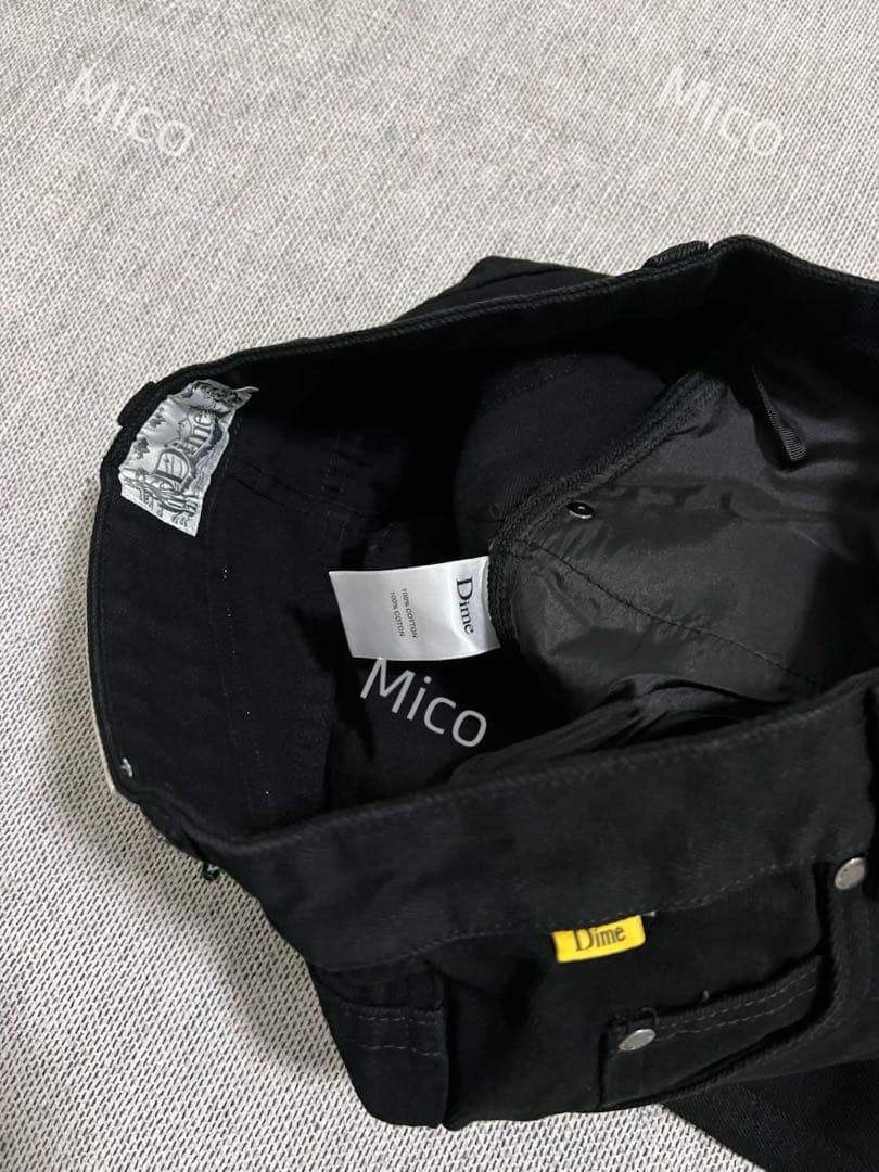 Dime ダイム ブラックバギージーンズ デニム パンツ S