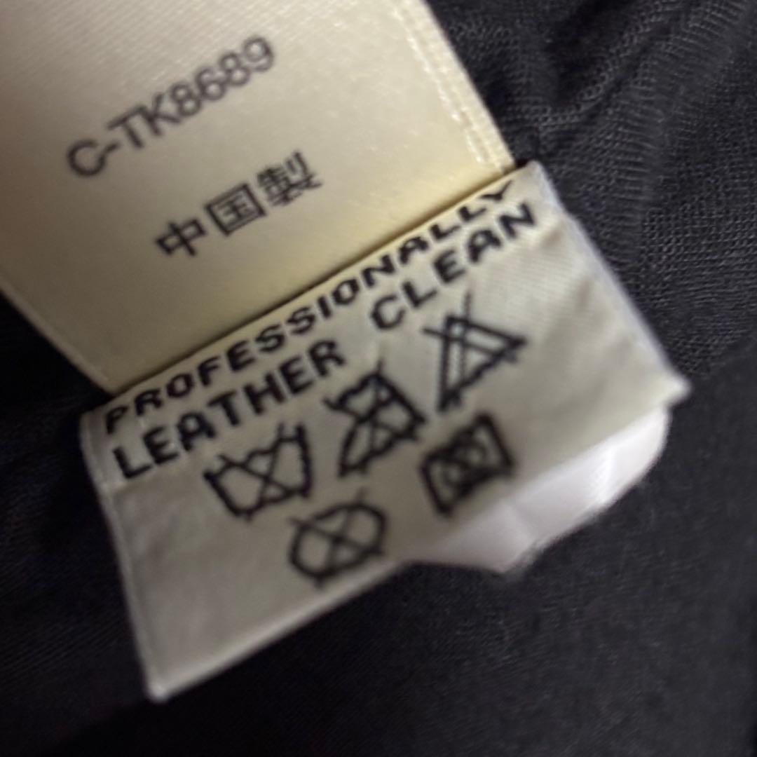 【状態良好】90's 白タグ エディーバウアー 牛革 シングルライダース