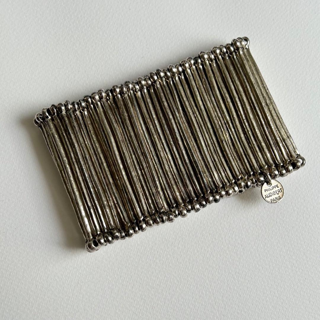 フィリップオーディベール　バングル　カフ　ブレスレット　ワイドバングル　メタル