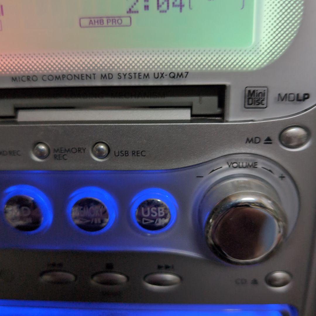 コンポ　Victor　UX-QM7　CD MD USB