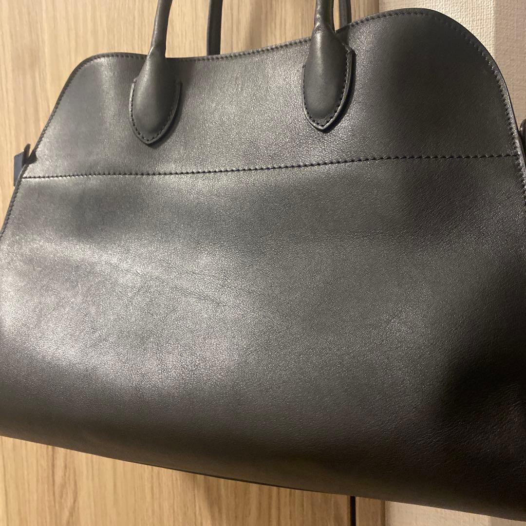 THE ROW マルゴー15 バッグ　サドルレザー　ブラック