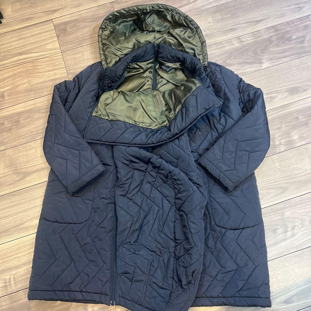 Milk teaママコート 4way おんぶ抱っこ　ダッカー付き