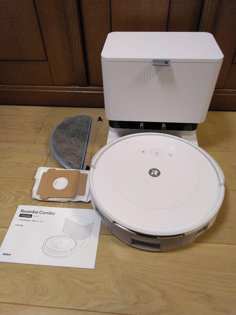 【使用20時間】Roomba Combo 2 Essential + 白色B1