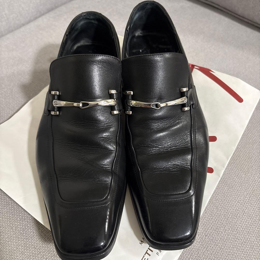 GUCCI ブラック ローファー　42 27cm