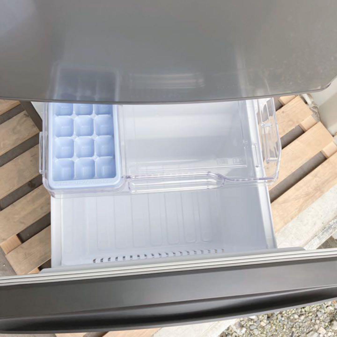 553取付無料！三菱低温ケース搭載マットチャコールグレーおしゃれ冷蔵庫！洗濯機