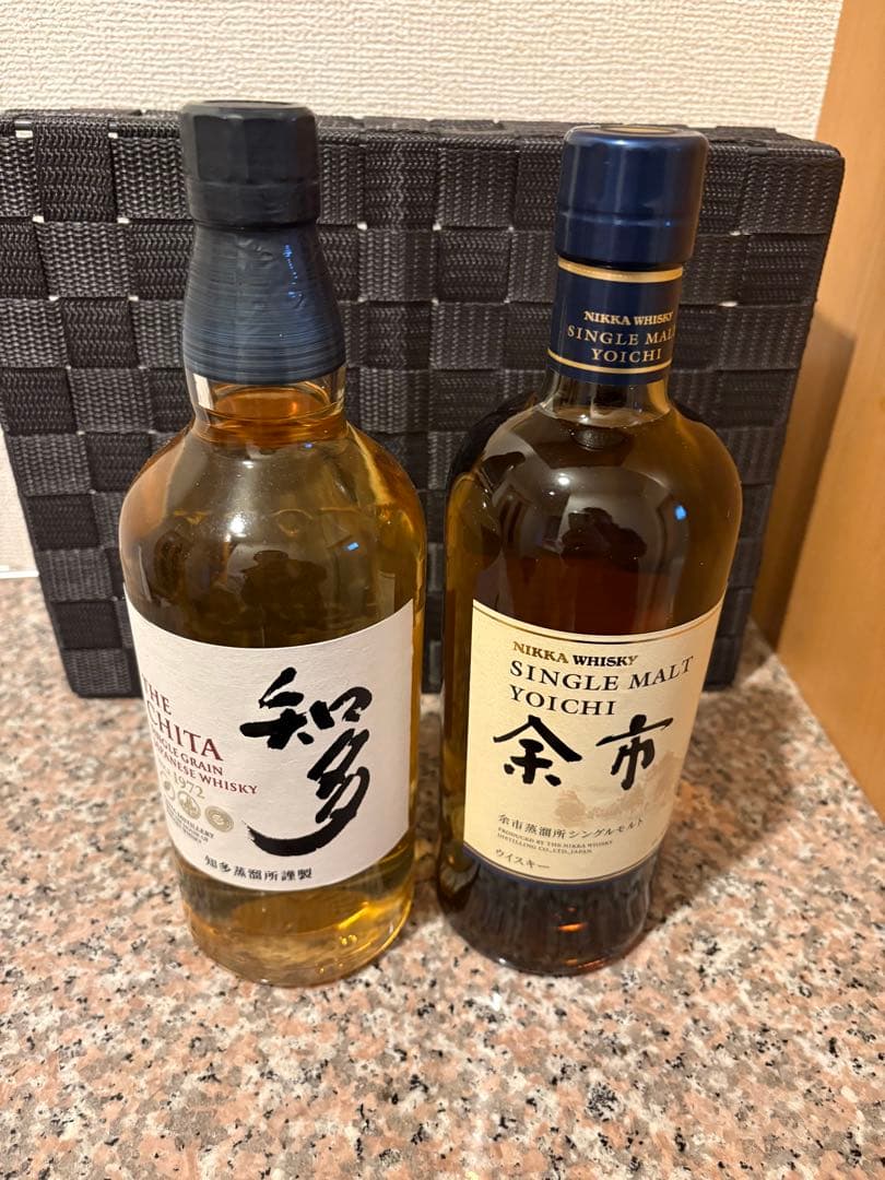 【新品未開封】サントリー 知多 & ニッカ シングルモルト余市 セット