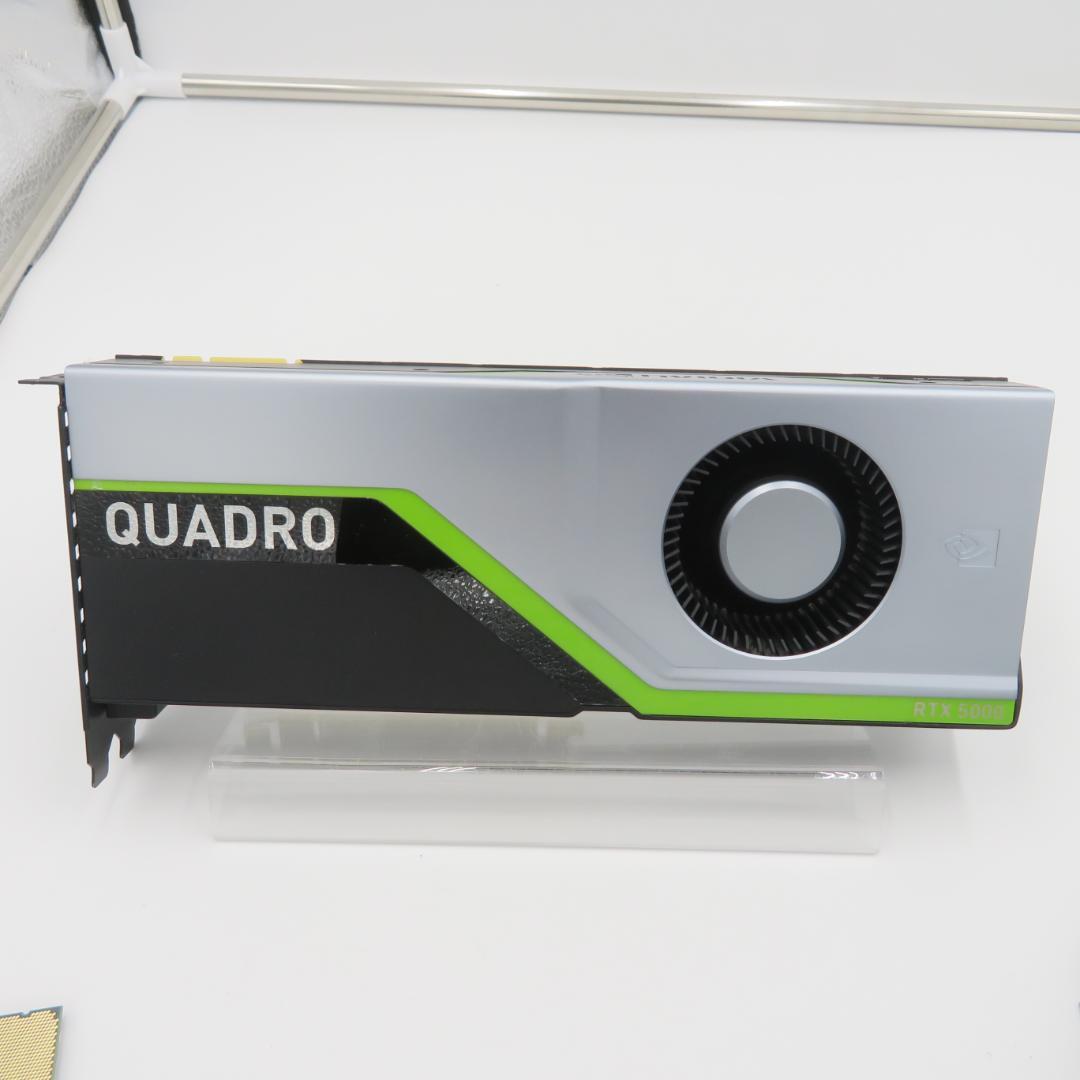 Nvidia Quadro RTX 5000 動作確認済み