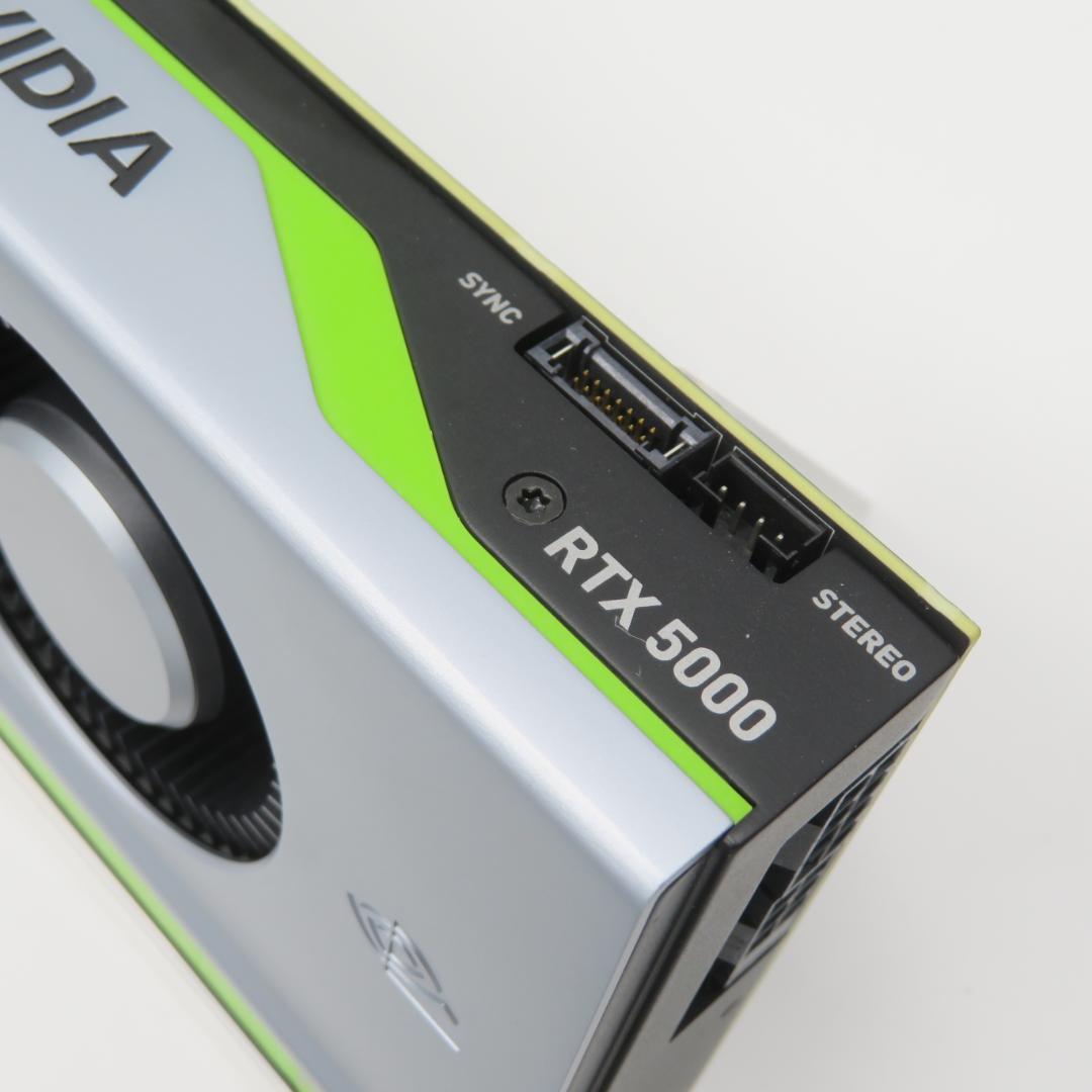 Nvidia Quadro RTX 5000 動作確認済み