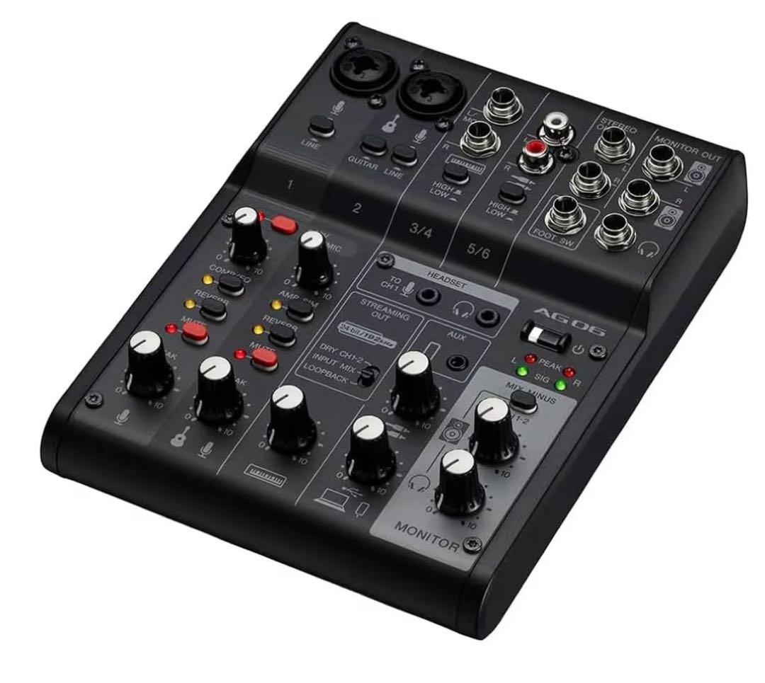 Yamaha AG06 AT2020機材セット ケーブル付