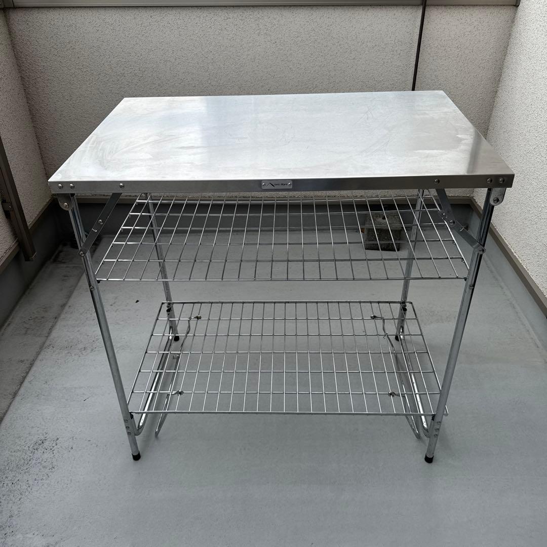 テンマクデザインspurv 　ステンレスワークテーブル