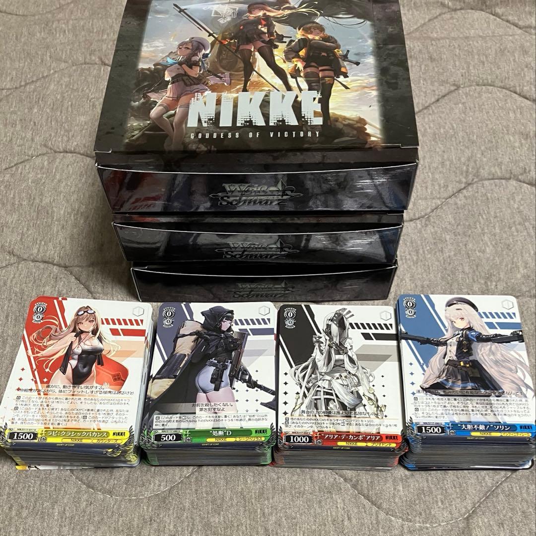 NIKKE ヴァイスシュヴァルツ　ブースター　ノーマル　4コン