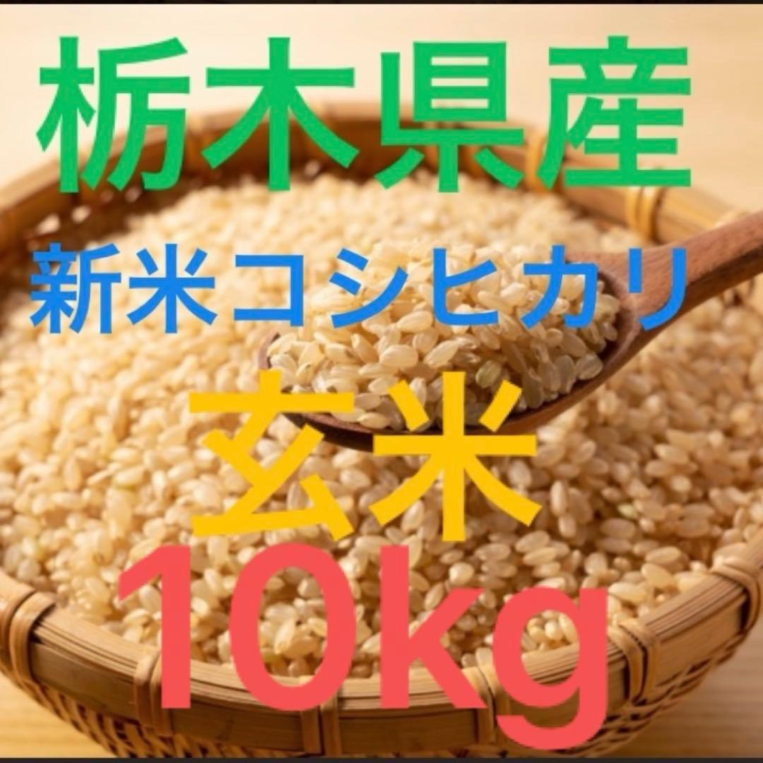 栃木県産農家直売コシヒカリ玄米10kg
