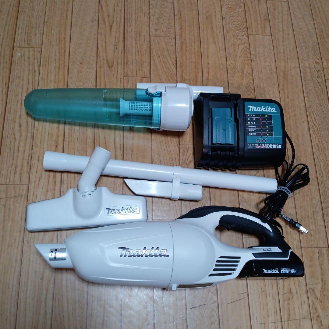 マキタ18V充電式クリーナ CL180FD 純正バッテリー充電器 サイクロン付