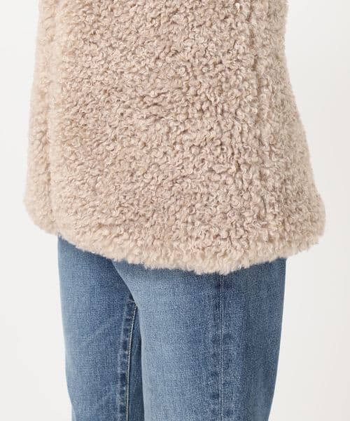 Plage FURLY ベスト ファーベスト ベージュ