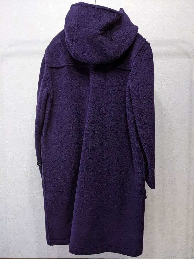 モンゴメリー ダッフルコート パープル紫 ウール１００ イギリス製 ビームス