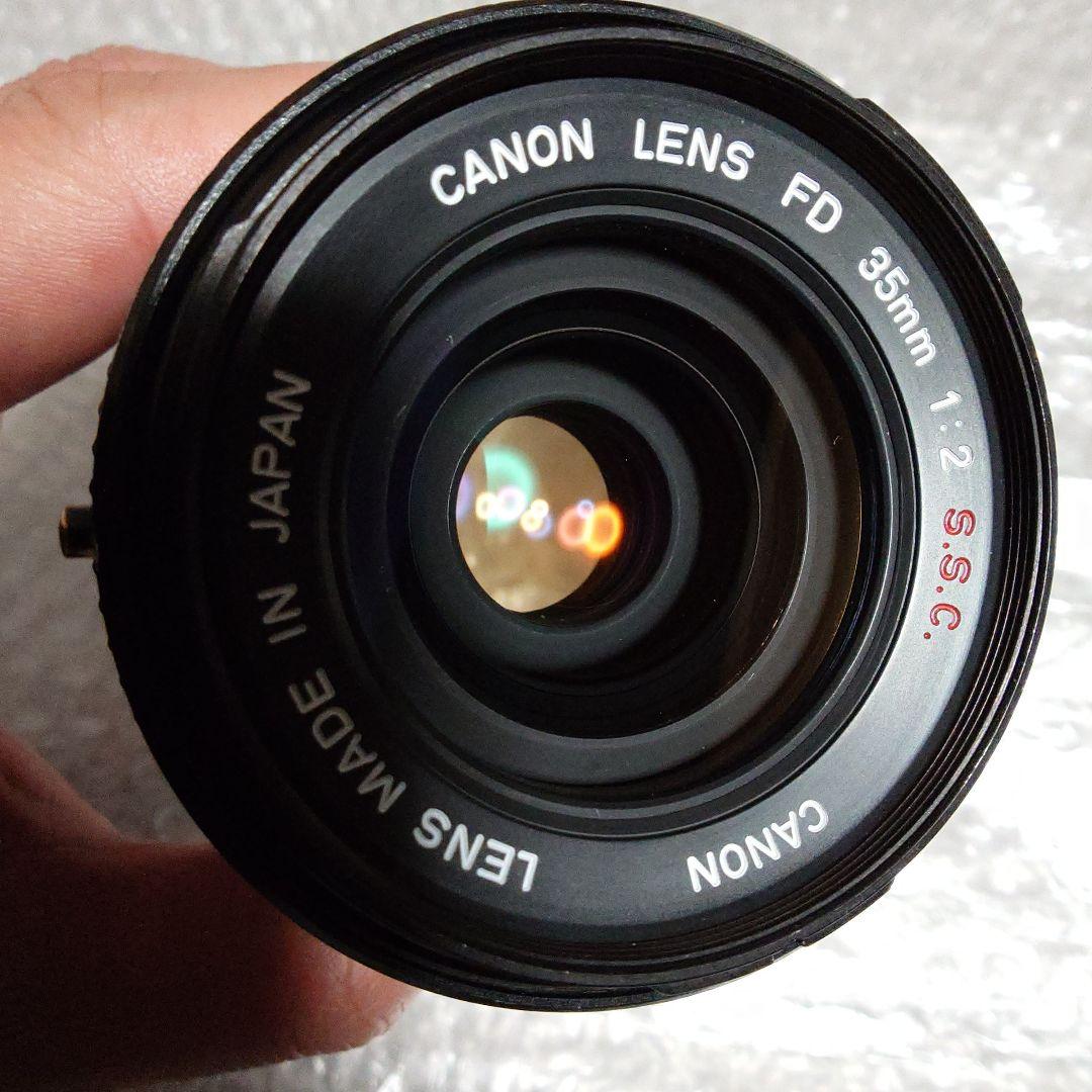 希少 Oマーク前玉凹レンズ Canon FD 35mm f2 S.S.C