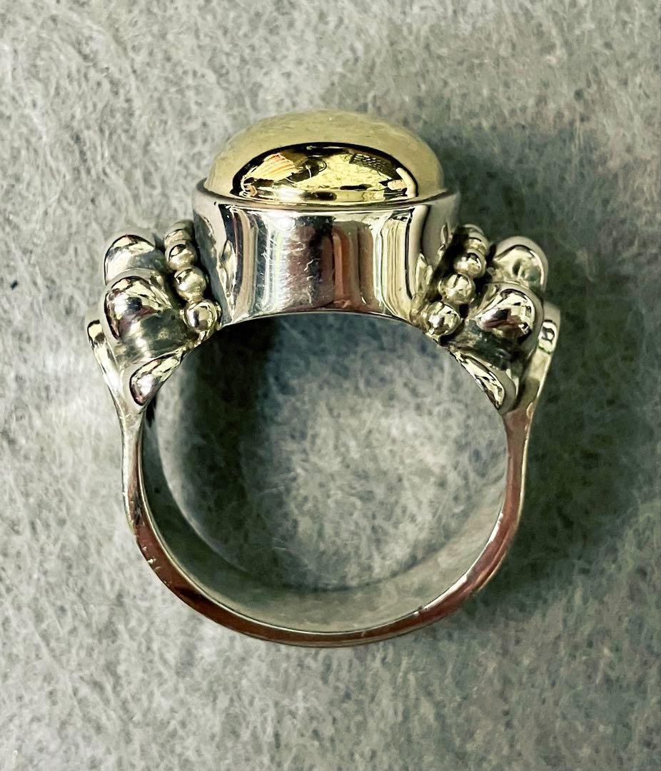 LAGOS caviar ラゴスキャビアリング(18金&スターリングシルバー)